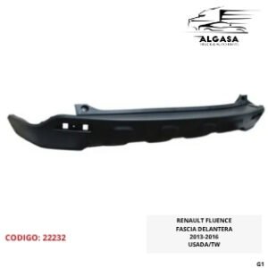 RENAULT FLUENCE FASCIA DELANTERA 2013-2016 USADA/TW