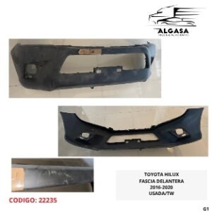 TOYOTA HILUX FASCIA DELANTERA 2016-2020 USADA/TW