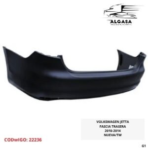 VOLKSWAGEN JETTA FASCIA TRASERA 2010-2014 NUEVA/TW