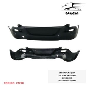 CHEEROOKE JEEP SPOILER TRASERO 2014-2018 NUEVA/TW